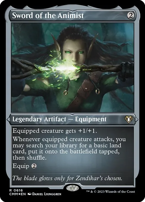 Sword of the Animist · Commander Masters 616/1067