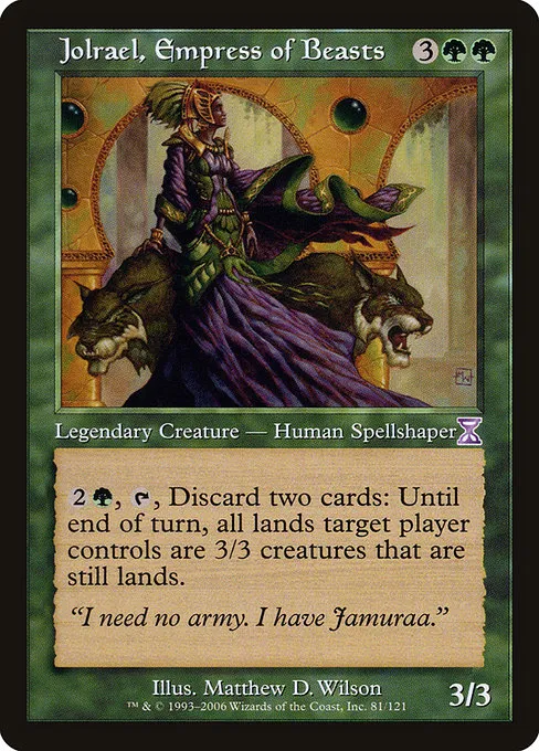 Jolrael, Empress of Beasts · Time Spiral Timeshifted 81/121