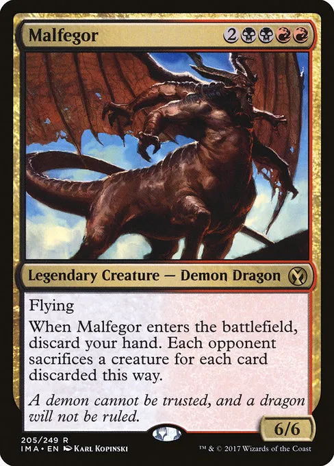 Malfegor · Iconic Masters 205/249