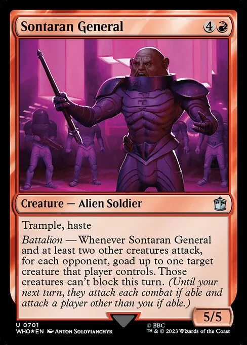 Sontaran General · Doctor Who 701/1178