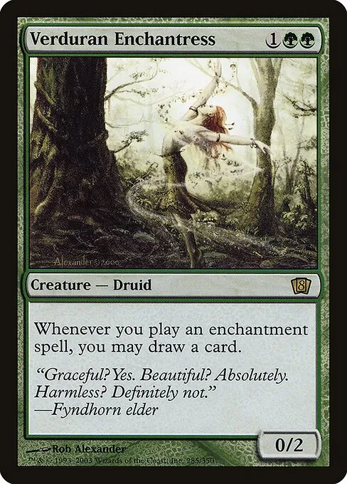 Verduran Enchantress · Eighth Edition 285★/711