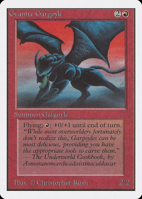 Granite Gargoyle · Unlimited Edition 156/302