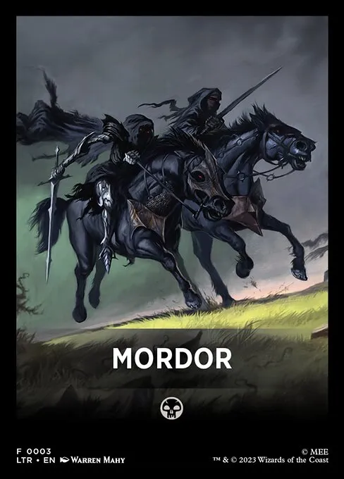 Mordor · Tales of Middle-earth Front Cards 3/10