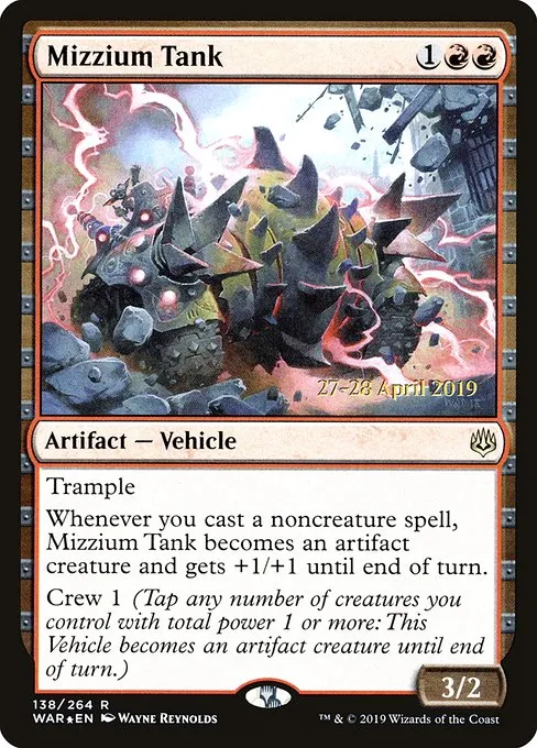 Mizzium Tank · War of the Spark Promos 138s/176