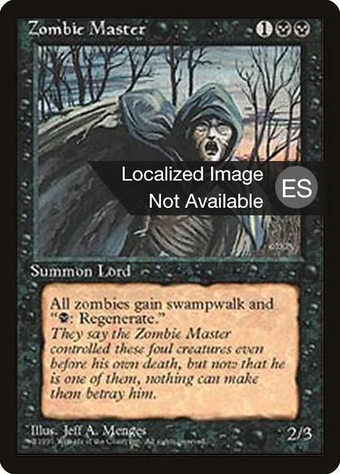 Zombie Master · Fourth Edition Foreign Black Border 174/378