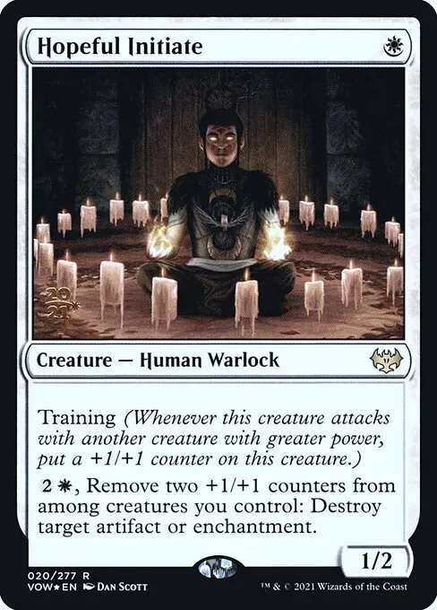 Hopeful Initiate · Innistrad: Crimson Vow Promos 20s/121