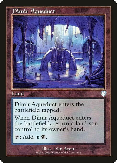 Dimir Aqueduct · The Brothers' War Commander 182/209