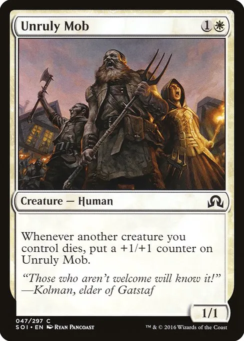 Unruly Mob · Shadows over Innistrad 47/302