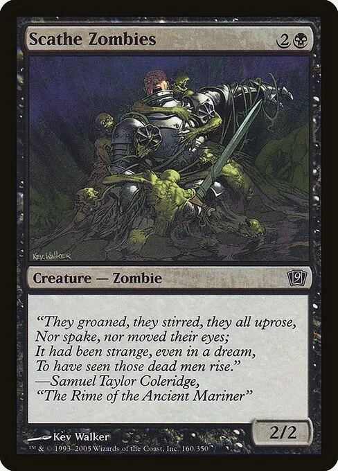 Scathe Zombies · Ninth Edition 160★/710