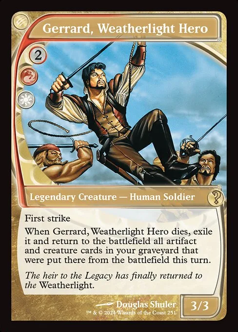 Gerrard, Weatherlight Hero · Mystery Booster 2 251/385