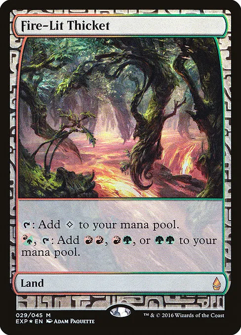 Fire-Lit Thicket · Zendikar Expeditions 29/45