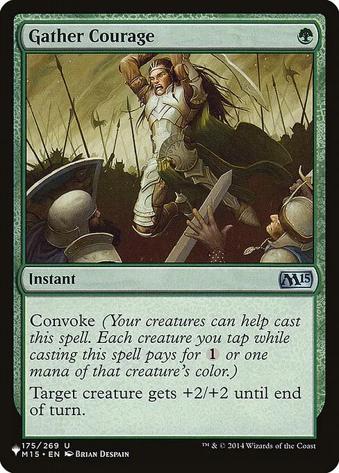 Gather Courage · The List M15-175/5050