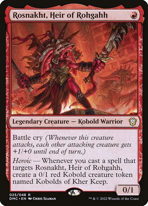 Rosnakht, Heir of Rohgahh · Dominaria United Commander 25/240