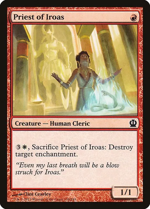 Priest of Iroas · Theros 134/249