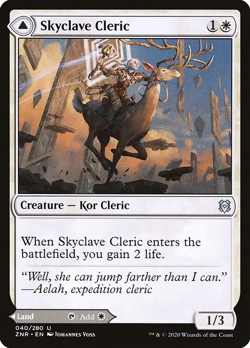 Skyclave Cleric // Skyclave Basilica · Zendikar Rising 40/407
