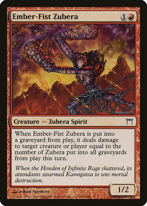Ember-Fist Zubera · Champions of Kamigawa 166/307