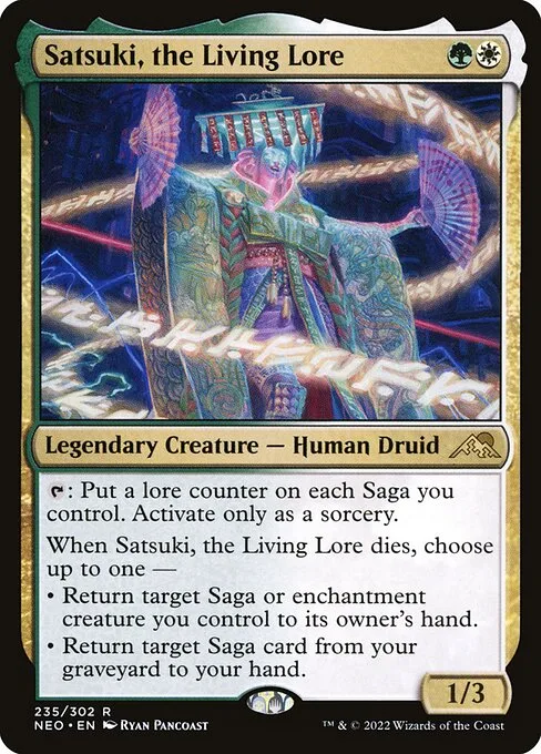 Satsuki, the Living Lore · Kamigawa: Neon Dynasty 235/531
