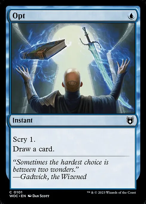 Opt · Wilds of Eldraine Commander 101/173
