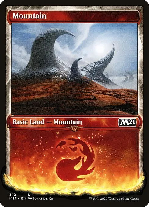 Mountain · Core Set 2021 312/397