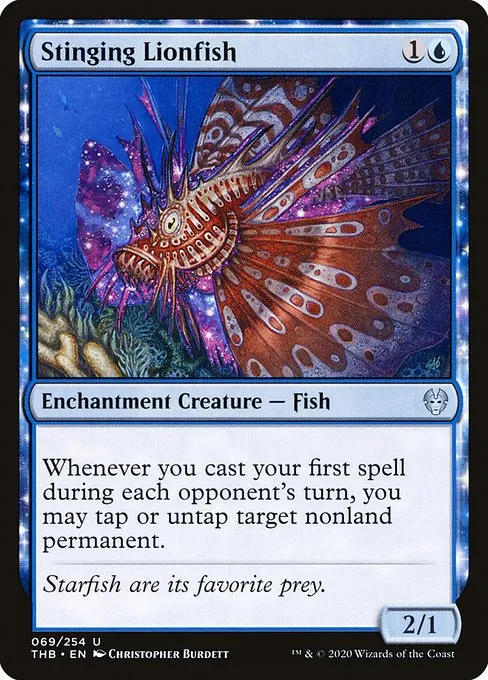 Stinging Lionfish · Theros Beyond Death 69/358