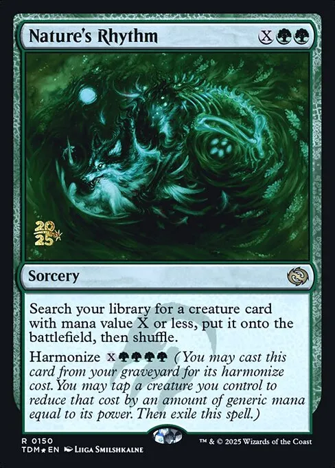 Nature's Rhythm · Tarkir: Dragonstorm Promos 150s/160