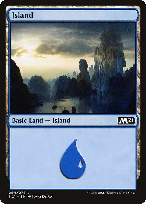 Island · Core Set 2021 264/397