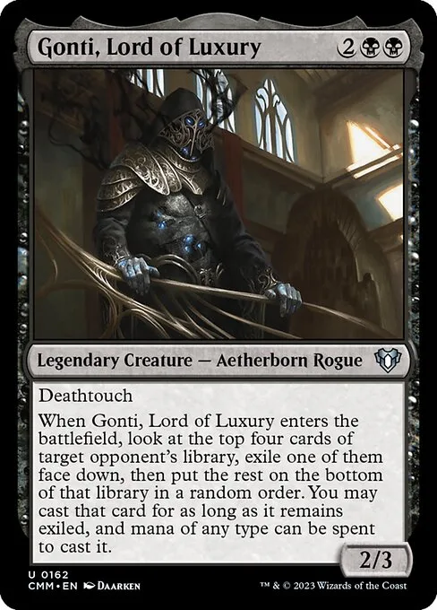 Gonti, Lord of Luxury · Commander Masters 162/1067