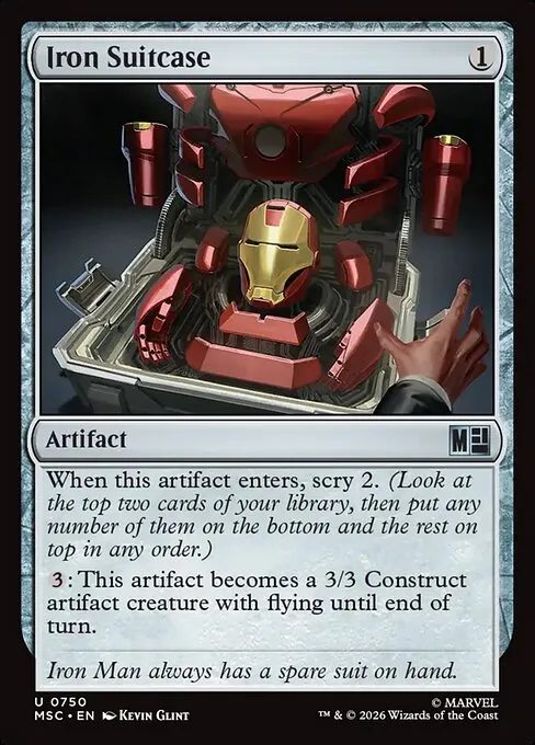 Iron Suitcase · Marvel Super Heroes Commander 750/9