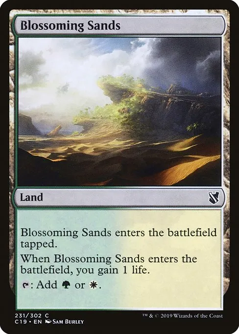 Blossoming Sands · Commander 2019 231/302