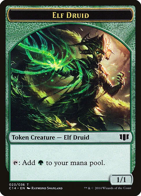 Elf Druid · Commander 2014 Tokens 23/36