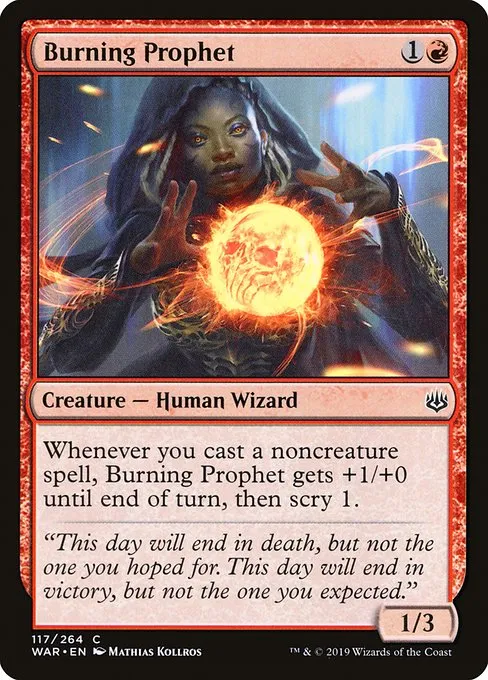 Burning Prophet · War of the Spark 117/312