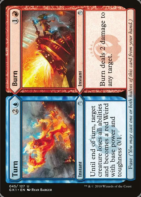 Turn // Burn · GRN Guild Kit 45/127