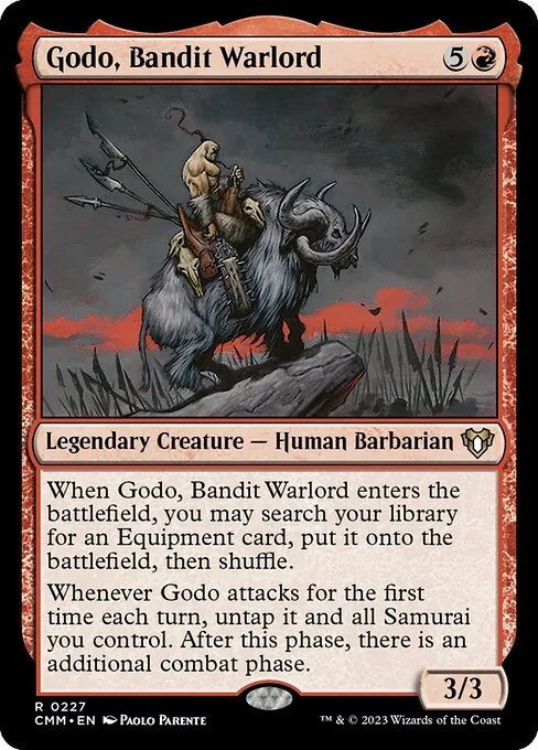 Godo, Bandit Warlord · Commander Masters 227/1067
