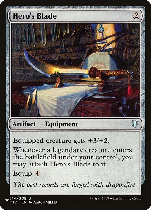 Hero's Blade · The List C17-214/5050