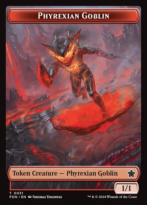 Phyrexian Goblin · Foundations Tokens 31/33
