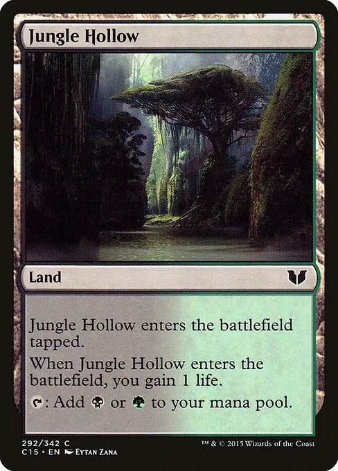 Jungle Hollow · Commander 2015 292/342
