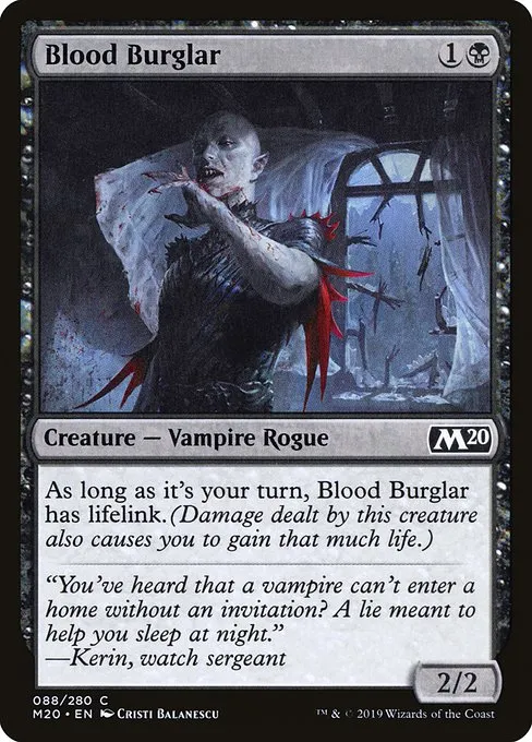 Blood Burglar · Core Set 2020 88/346