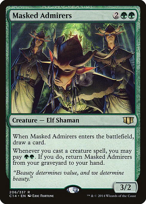 Masked Admirers · Commander 2014 206/337