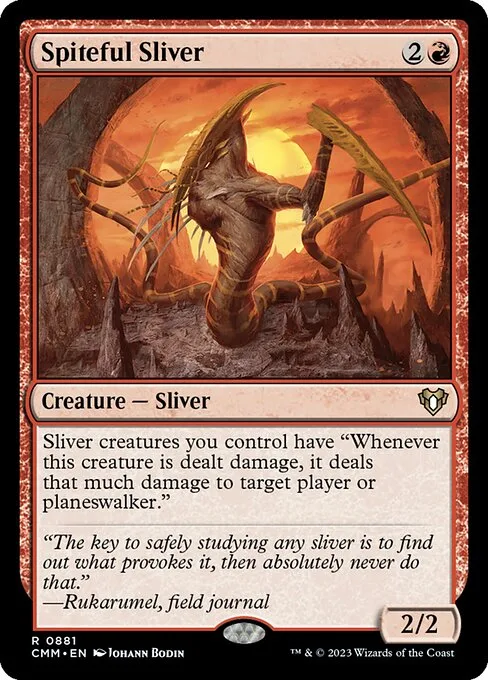 Spiteful Sliver · Commander Masters 881/1067