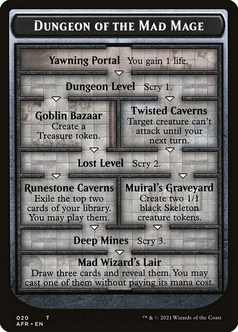 Dungeon of the Mad Mage · Forgotten Realms Oversized Cards 20/3