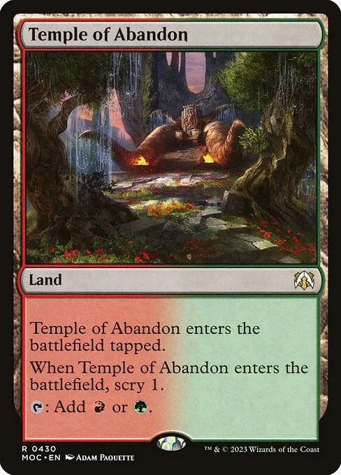 Temple of Abandon · March of the Machine Commander 430/450