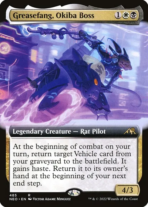 Greasefang, Okiba Boss · Kamigawa: Neon Dynasty 485/531