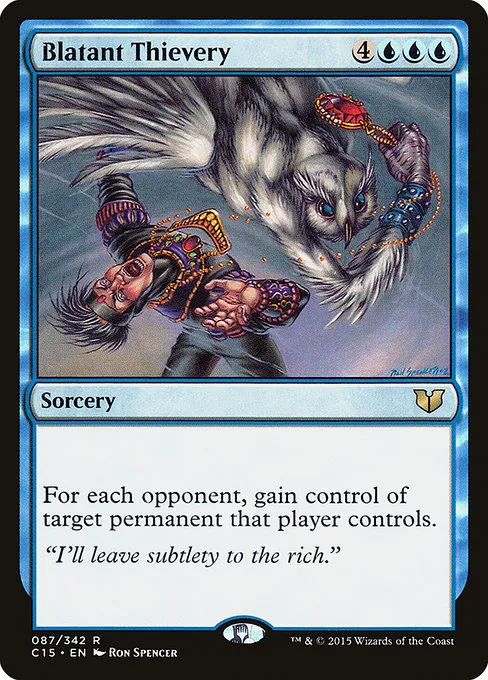 Blatant Thievery · Commander 2015 87/342