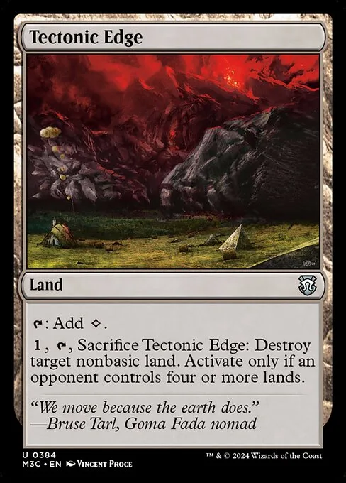 Tectonic Edge · Modern Horizons 3 Commander 384/398