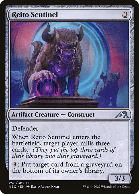 Reito Sentinel · Kamigawa: Neon Dynasty 256/531