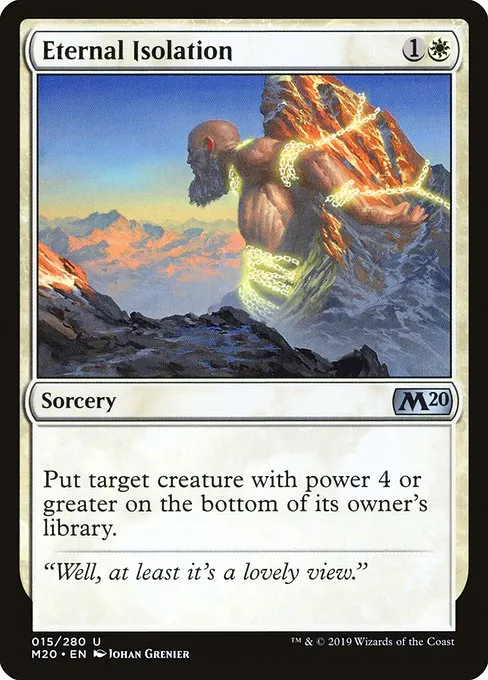 Eternal Isolation · Core Set 2020 15/346
