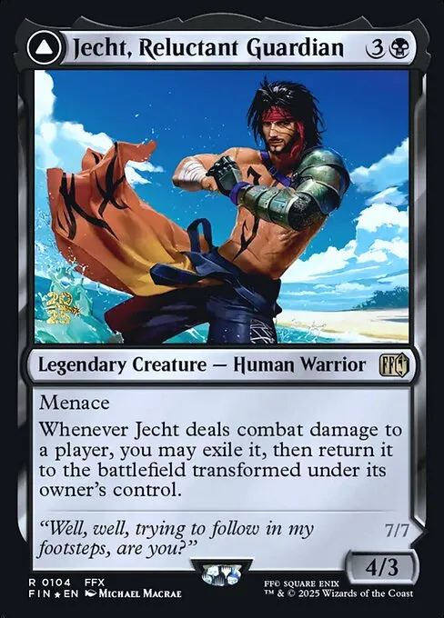 Jecht, Reluctant Guardian // Braska's Final Aeon · Final Fantasy Promos 104s/94