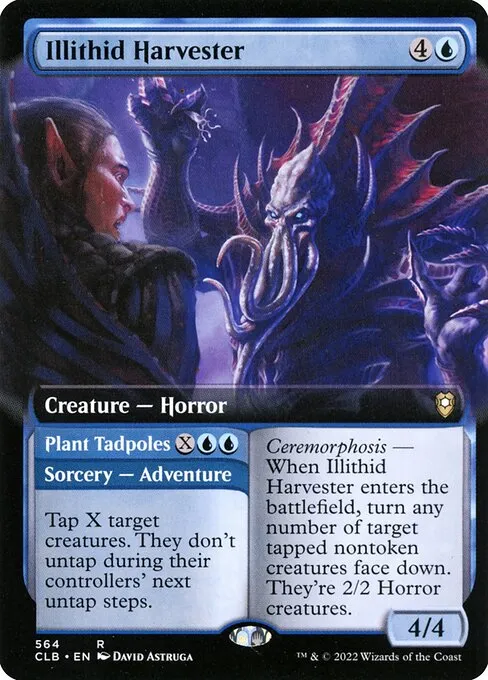 Illithid Harvester // Plant Tadpoles · Commander Legends: Battle for Baldur's Gate 564/936