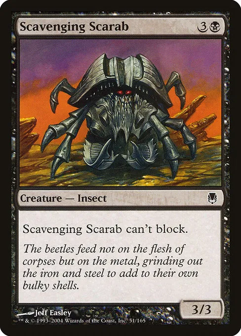Scavenging Scarab · Darksteel 51/165