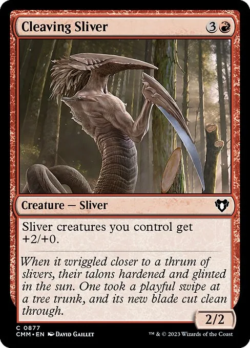 Cleaving Sliver · Commander Masters 877/1067